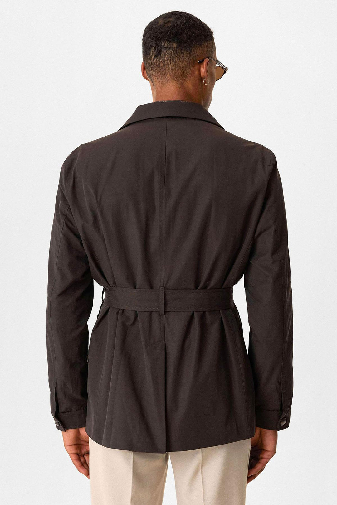 ANT Belted Safari Men's Trench Coat - Carini