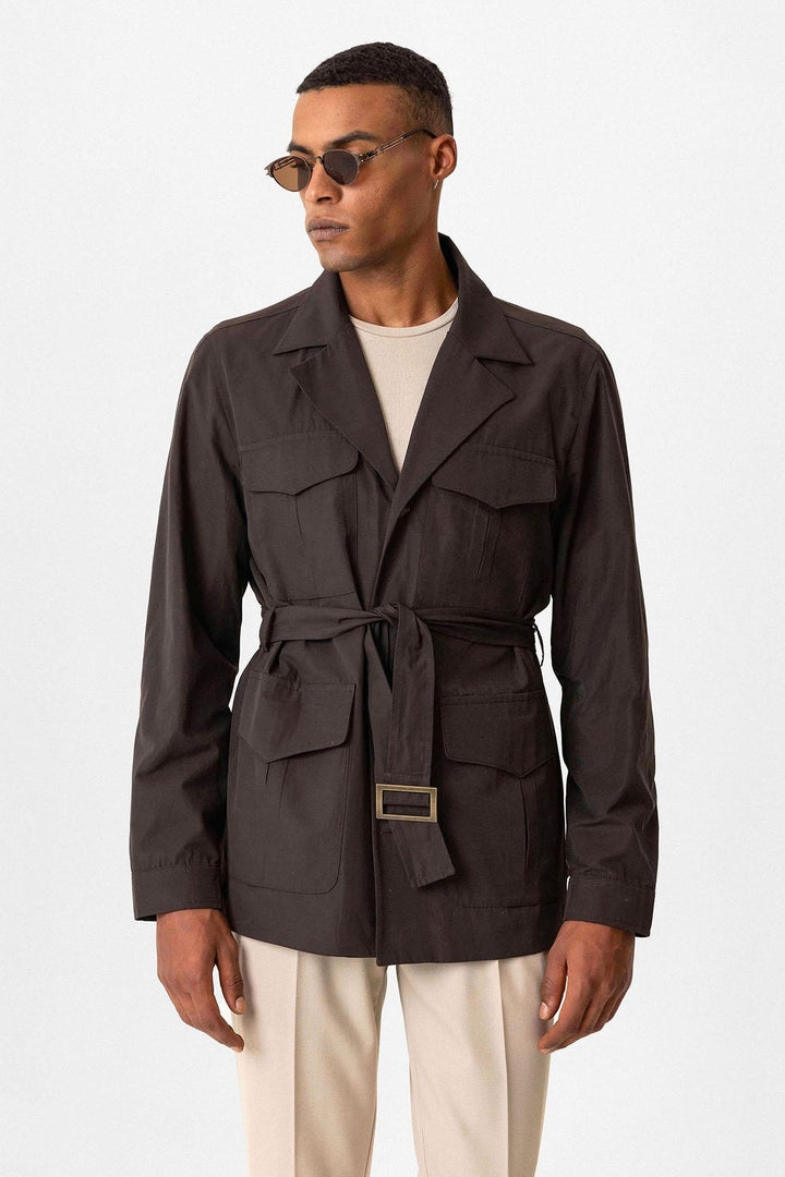 ANT Belted Safari Men's Trench Coat - Carini