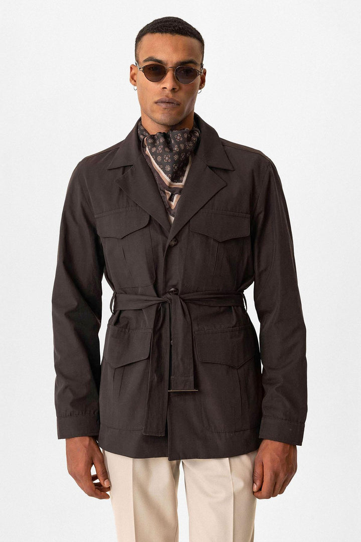 ANT Belted Safari Men's Trench Coat - Carini