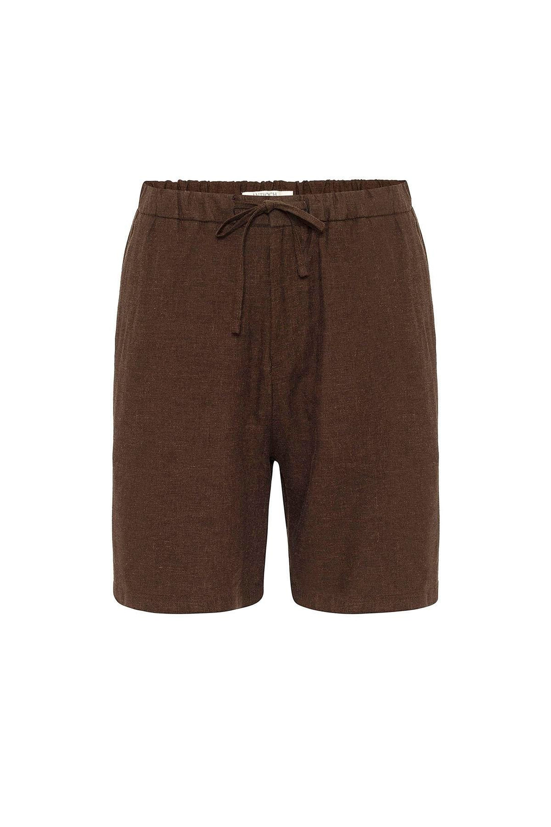 ANT Antioch Coffee Linen Blend Men's Shorts - Sesimbra