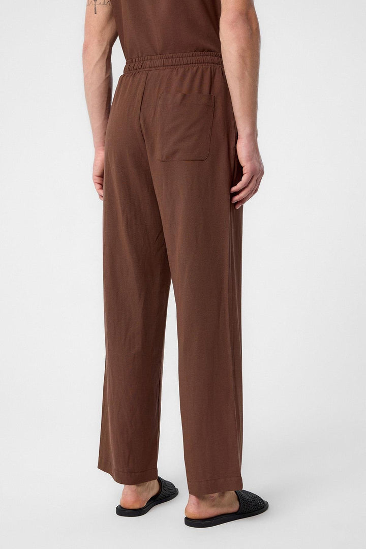 ANT Antioch Coffee Linen Blend Jogger Men's Pants - Varese