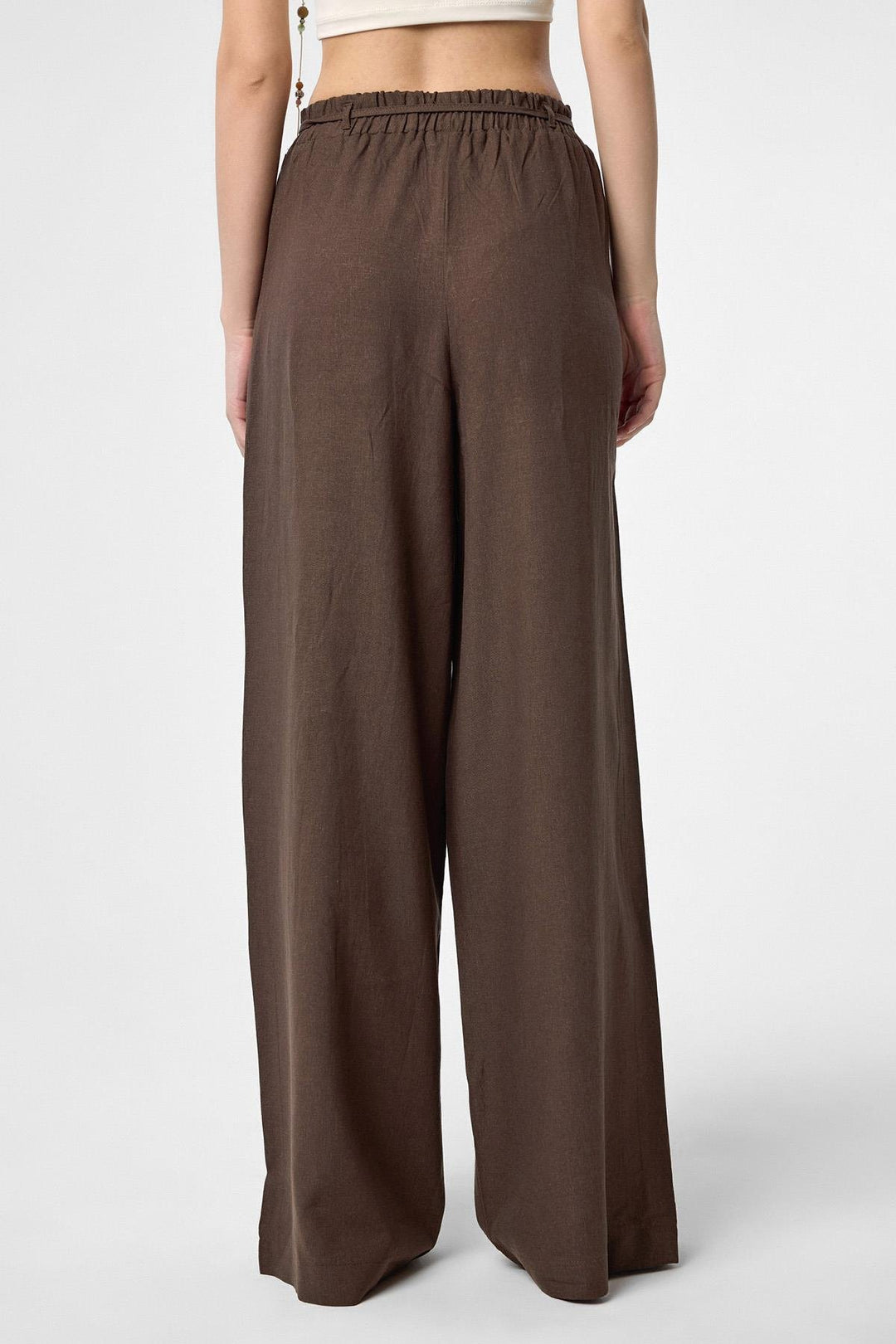 ANT Antioch Coffee Linen Blend Women's Pants - Bethesda