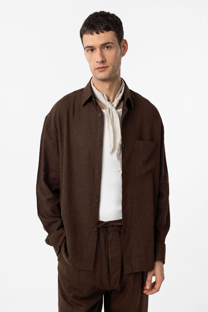 ANT Antioch Coffee Chain Mixed Relax Fit Men's Shirt - Laguna Niguel