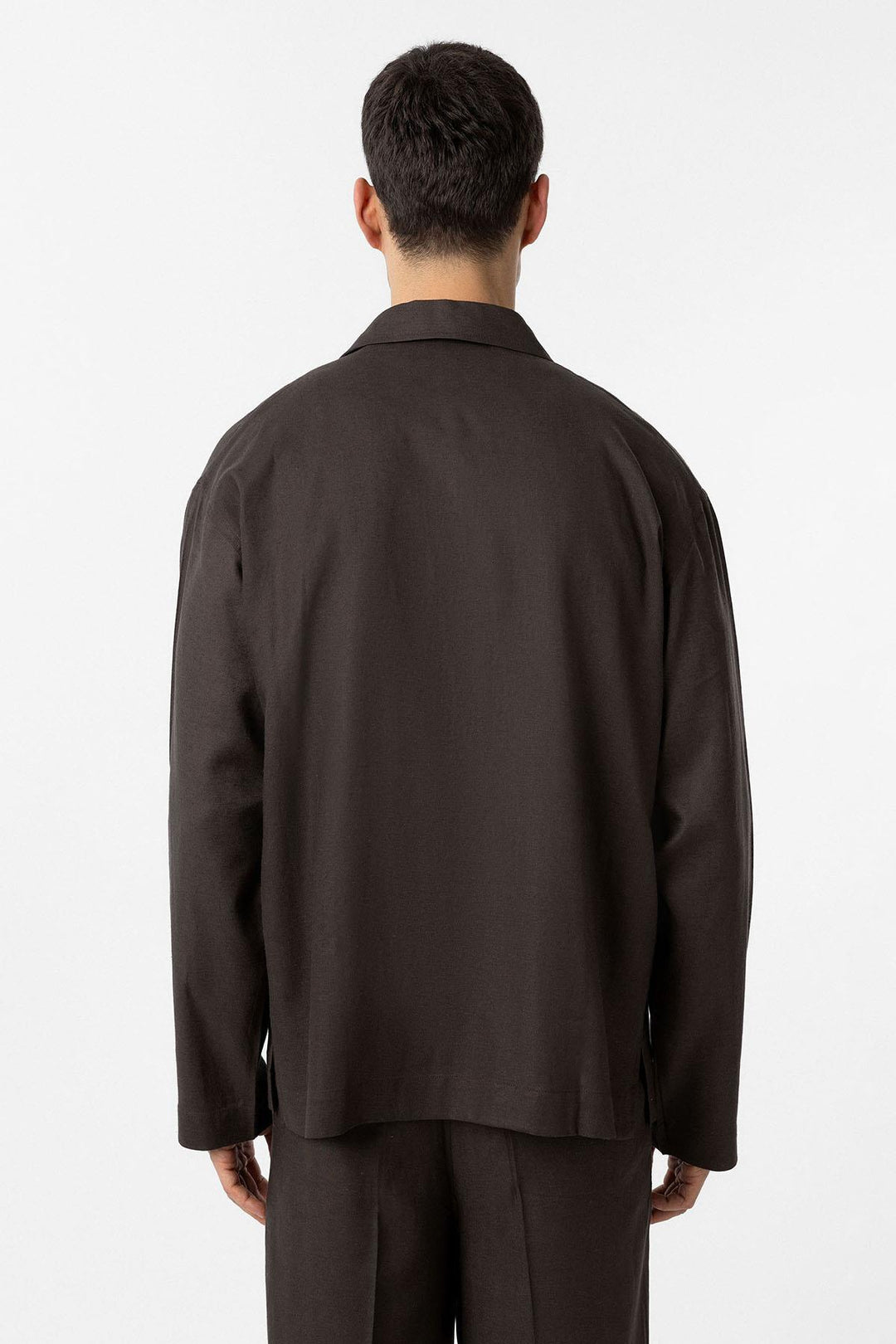 ANT Antioch Coffee Linen Blend Relax Fit Men's Shirt - Gifhorn
