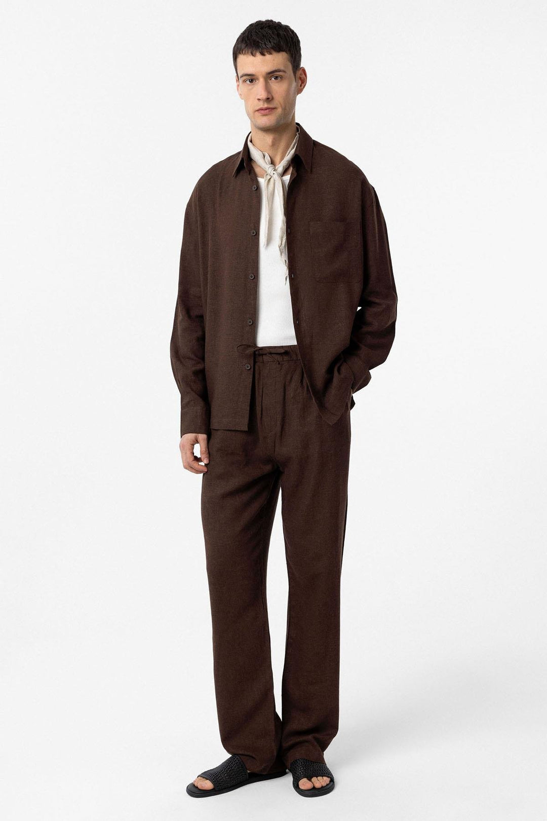 ANT Antioch Coffee Chain Mixed Relax Fit Men's Shirt - Laguna Niguel