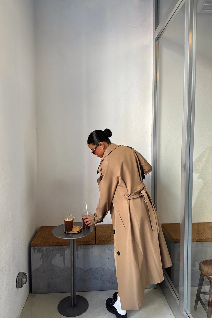 معطف واق من المطر للنساء من EYY Coffee Osanna - أكسفورد