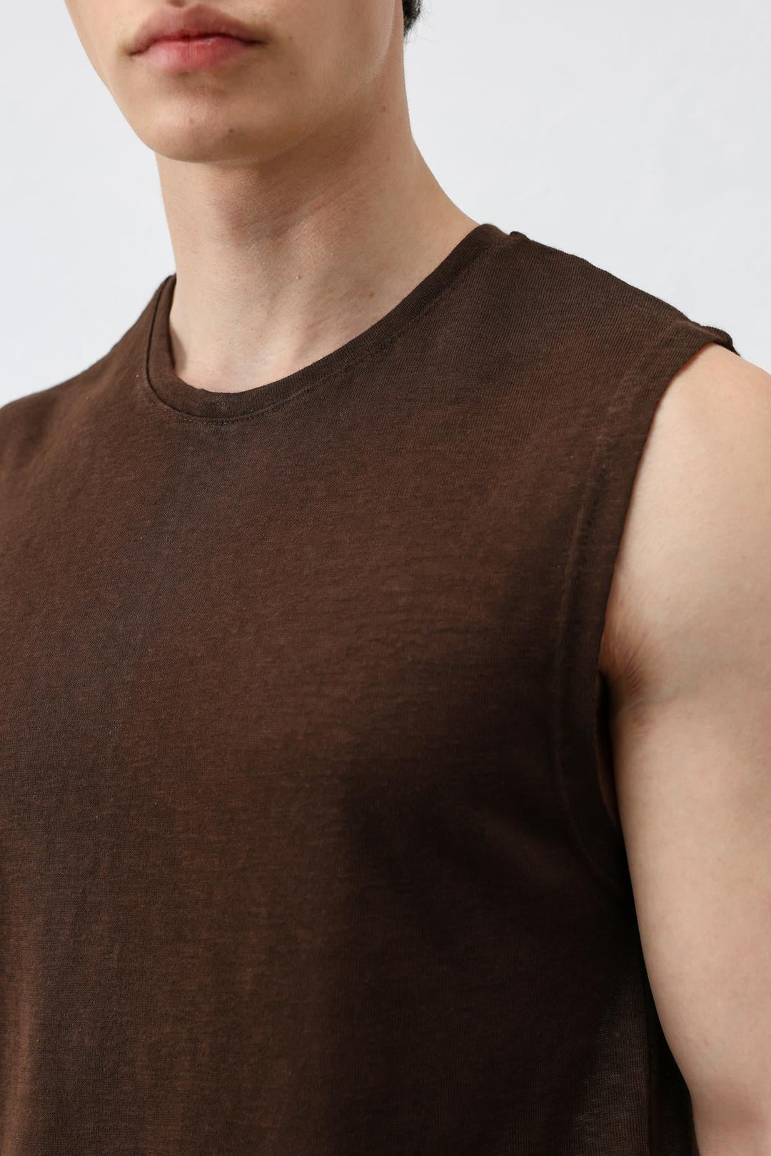 ANT Antioch Kahve Kolsuz Erkek T-Shirt - London