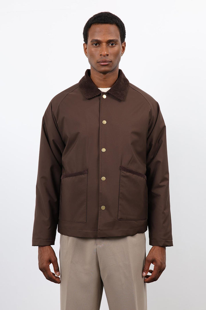 ANT Antioch Coffee Contrast Collar Men's Jacket - Dublin