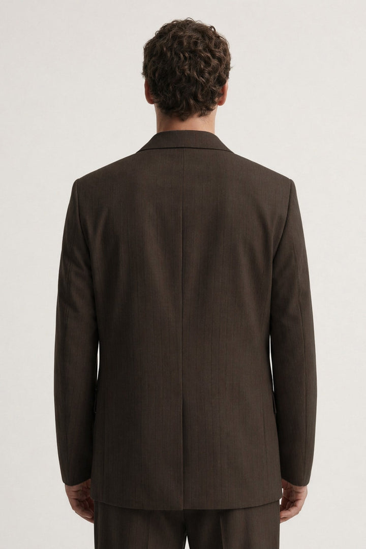 ANT Men's Double-Breasted Striped Suit - Redwood City