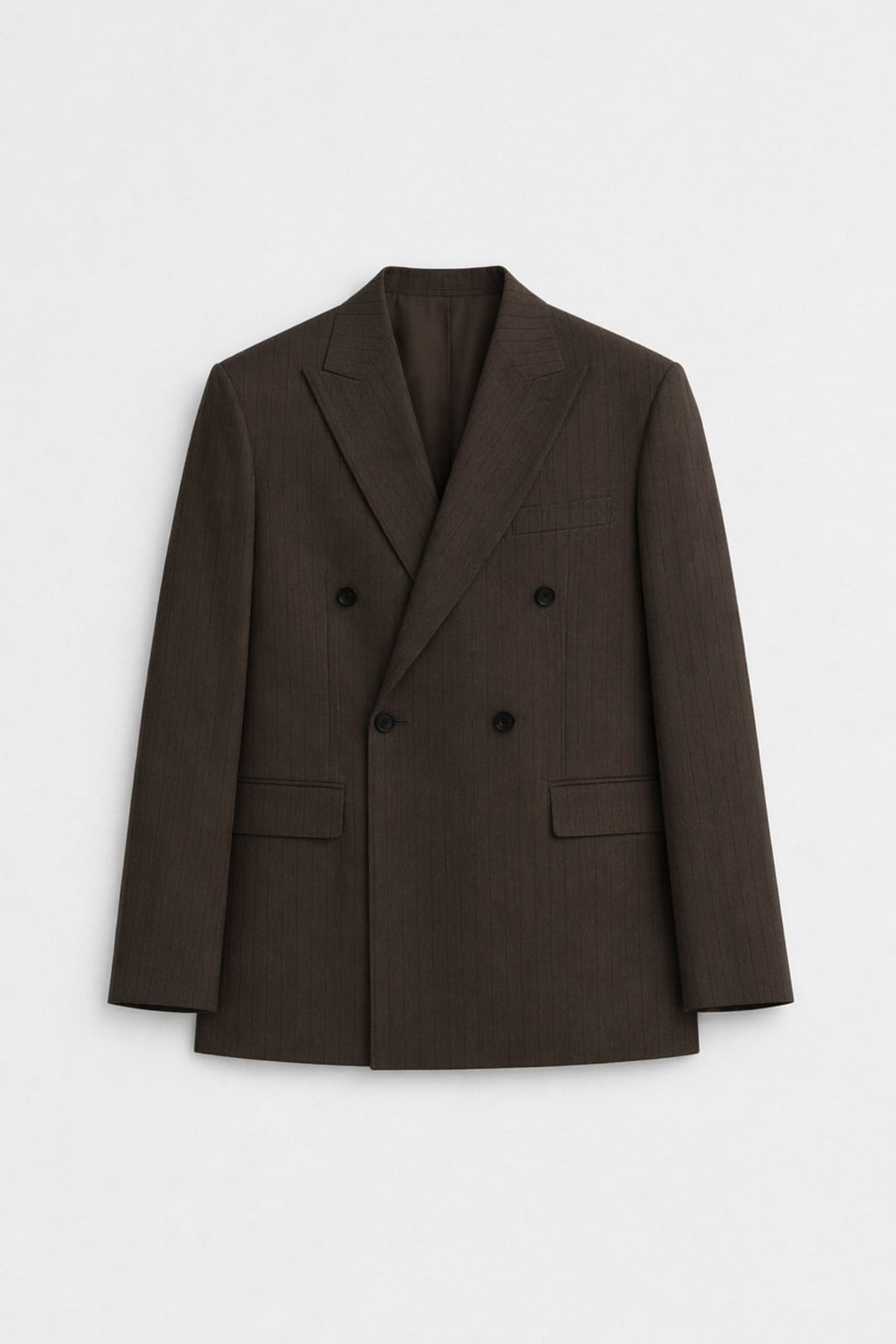ANT Men's Double-Breasted Striped Suit - Redwood City
