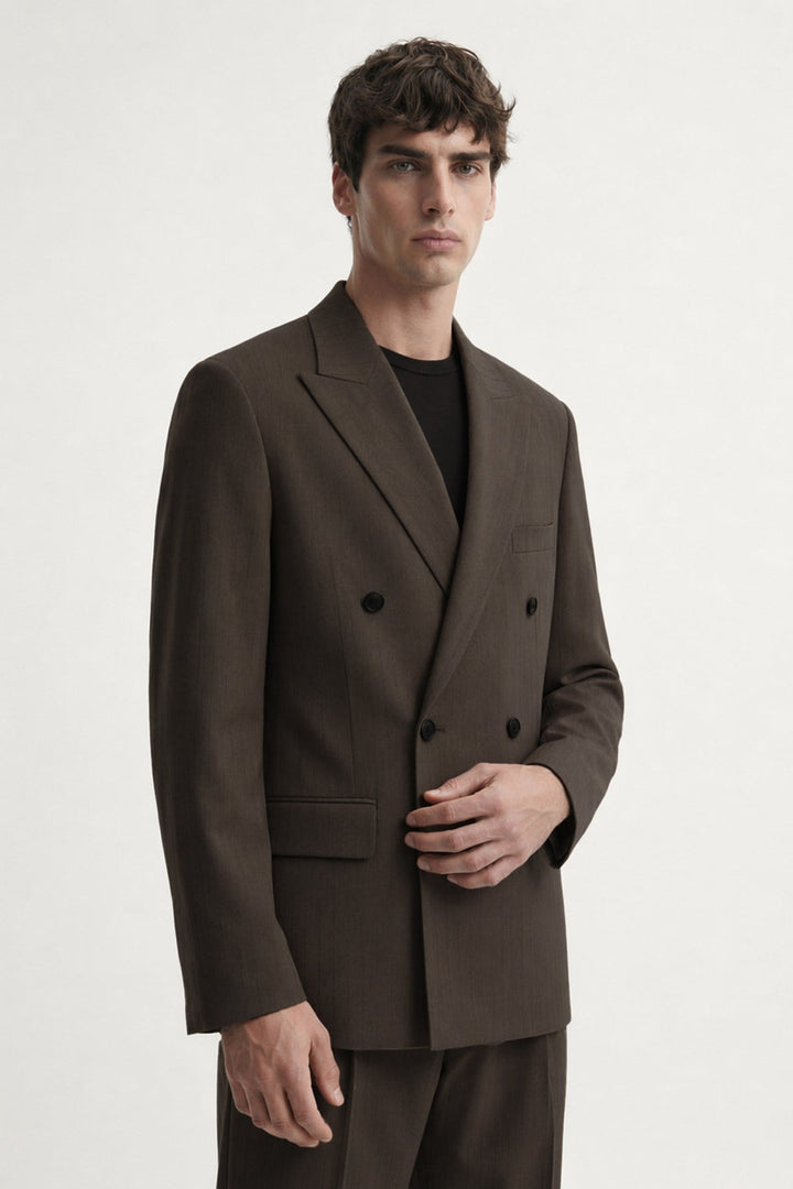 ANT Men's Double-Breasted Striped Suit - Redwood City