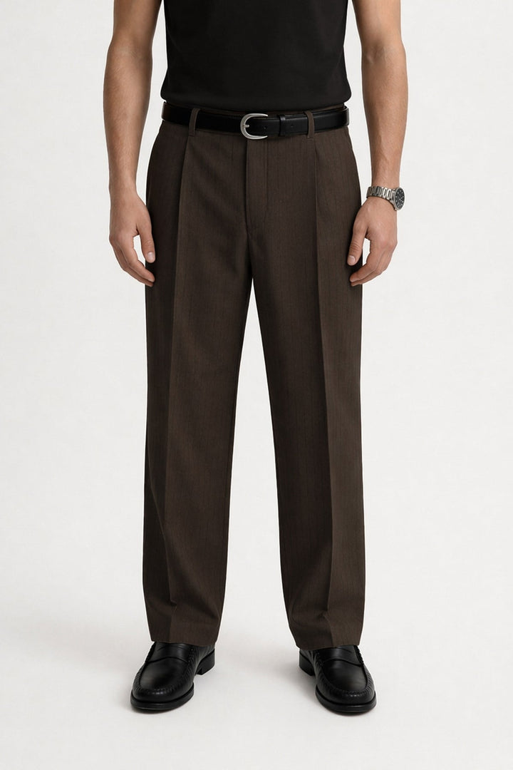 ANT Men's Double-Breasted Striped Suit - Redwood City