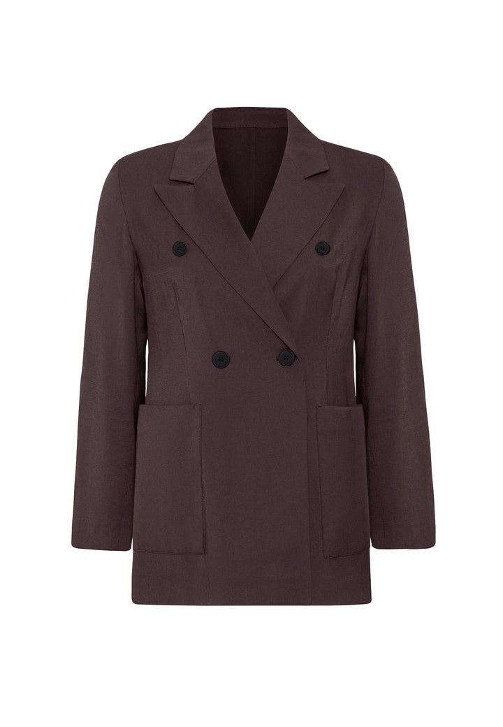 ANT Antioch Coffee Wrap Women's Blazer Jacket - Coatbridge
