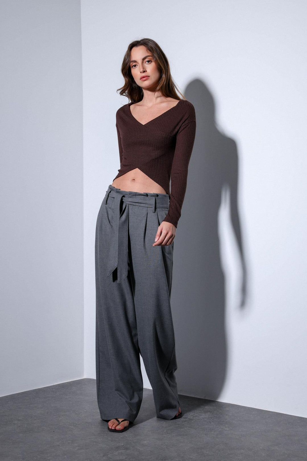 ANT Antioch Coffee Wrap Women's Blouse - Anderlecht