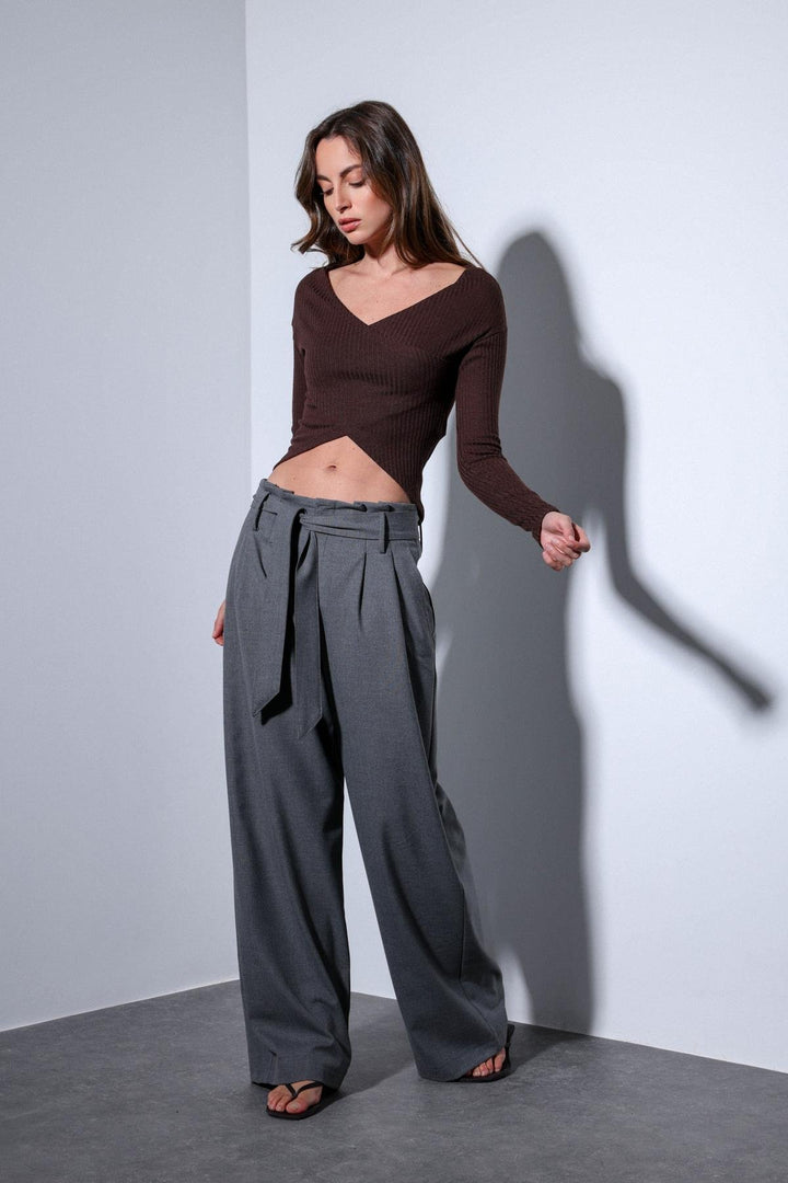 ANT Antioch Coffee Wrap Women's Blouse - Anderlecht