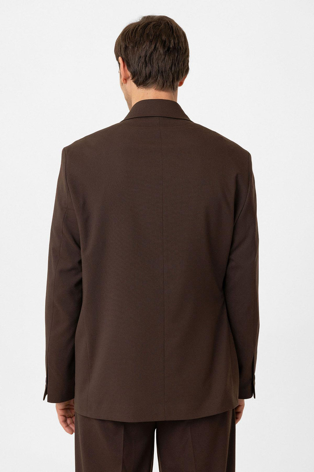 ANT Antioch Coffee Striped Relax Fit Men's Blazer Jacket - Bridgwater