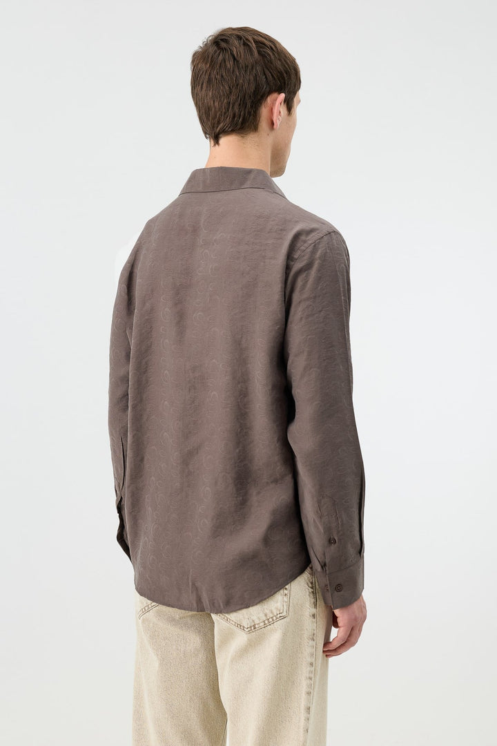 ANT Men's Patterned Shirt with Modal Blend - La Puente