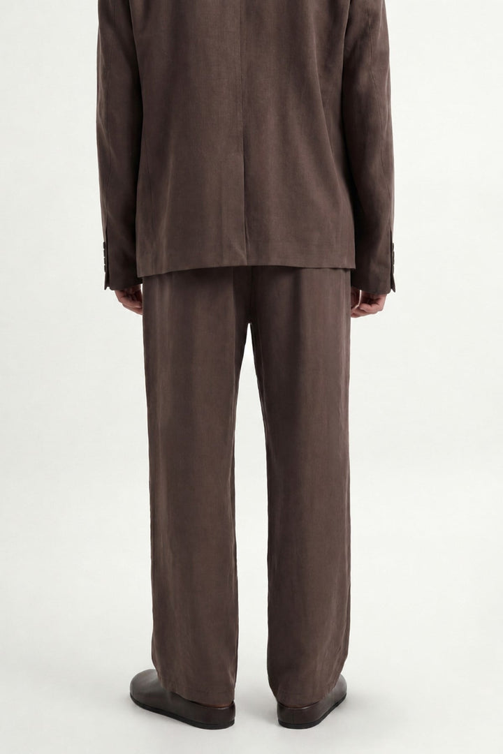 ANT Antioch Kahve Modal Karışımlı Relaxed Pantolon - Schenectady