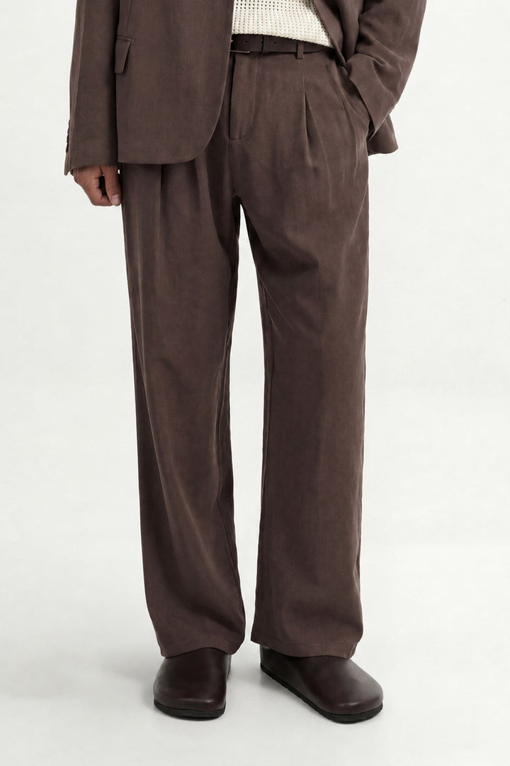 ANT Antioch Kahve Modal Karışımlı Relaxed Pantolon - Schenectady