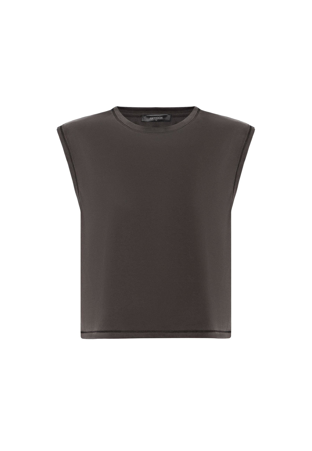 ANT Antioch Kahve Modal Kumaş Kadın T-Shirt - Brookline