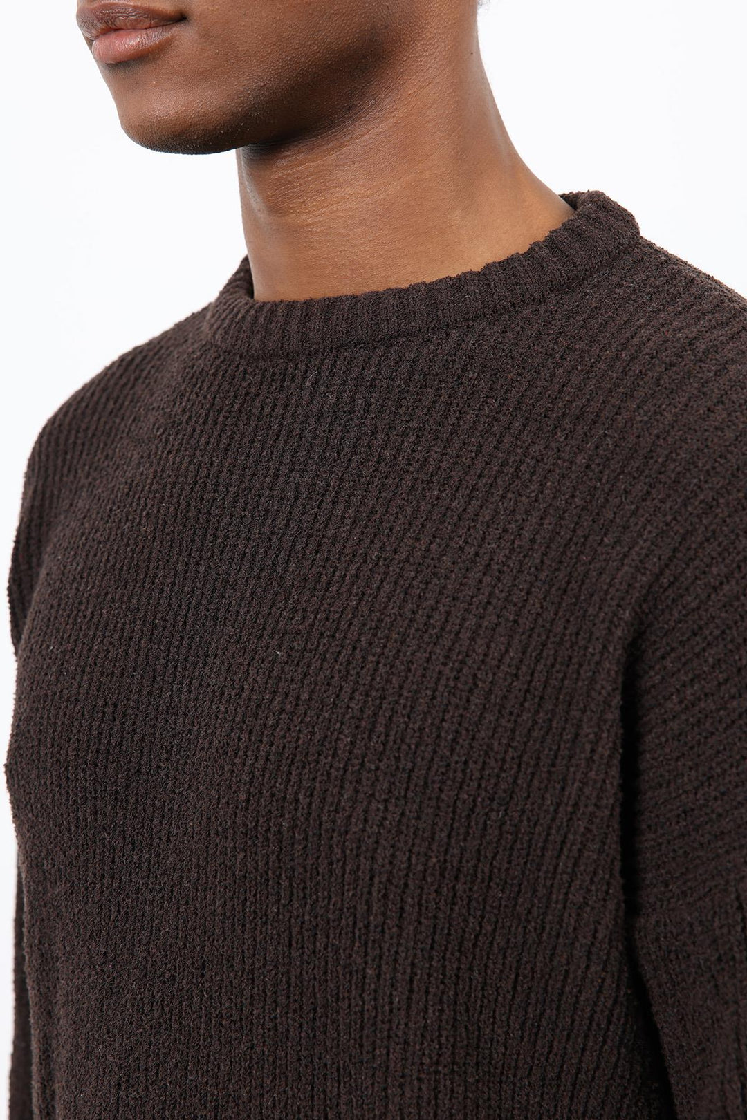 ANT Antioch Kahve Örme Triko Erkek Kazak - La Porte