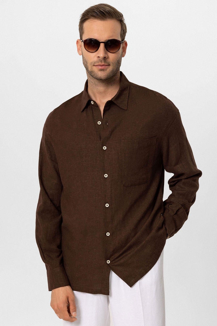 ANT Oversized Long Sleeve Men's Shirt - Laguna Niguel