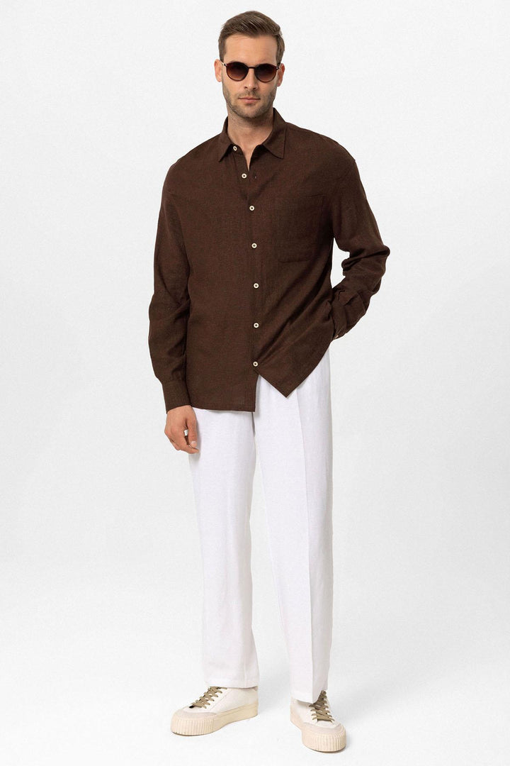 ANT Oversized Long Sleeve Men's Shirt - Laguna Niguel