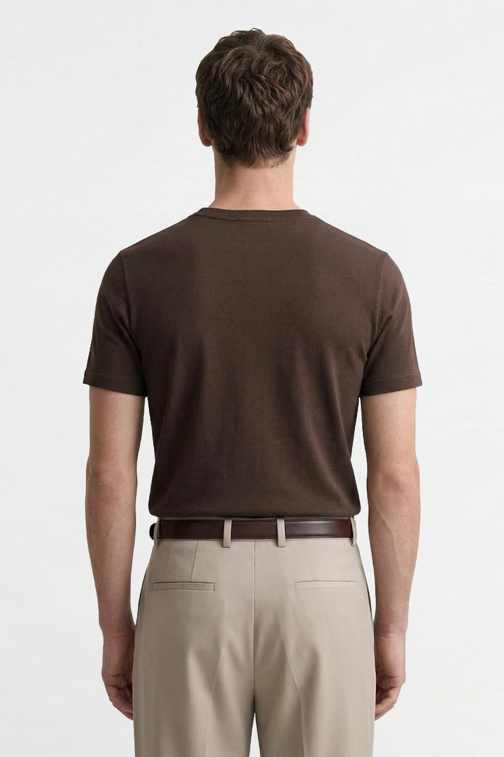 ANT Antioch Kahve Pamuklu Erkek T-Shirt - Baltimore