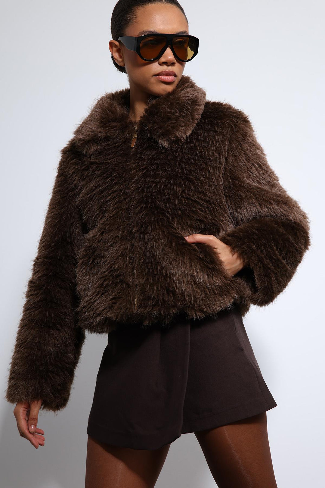 ANT Antioch Kahve Peluş Görünümlü Mont - Welwyn Garden City