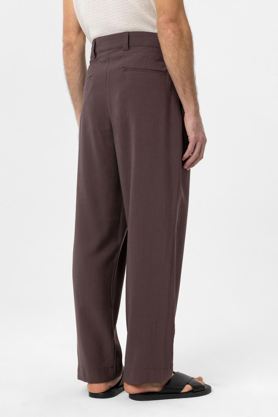 ANT Antioch Kahve Pileli Baggy Fit Erkek Pantolon - Pompano Beach