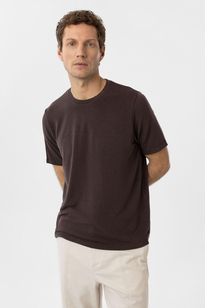 ANT Antioch Kahve Regular Fit Basic Erkek T-Shirt - Bunbury