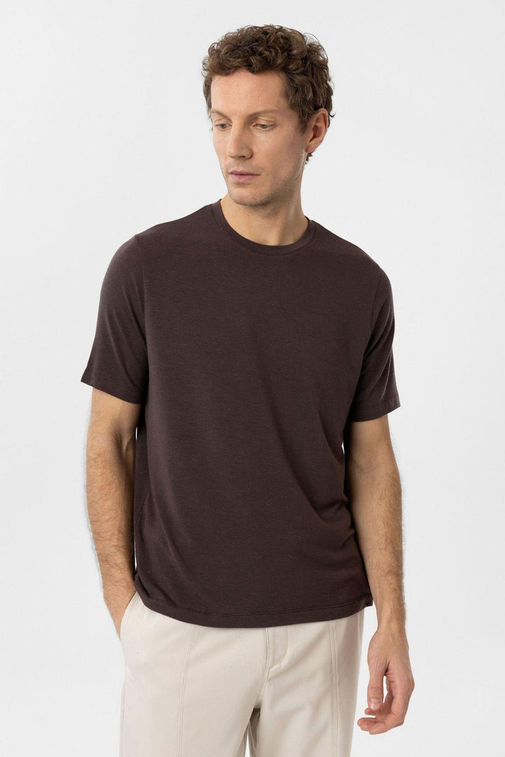 ANT Antioch Kahve Regular Fit Basic Erkek T-Shirt - Bunbury