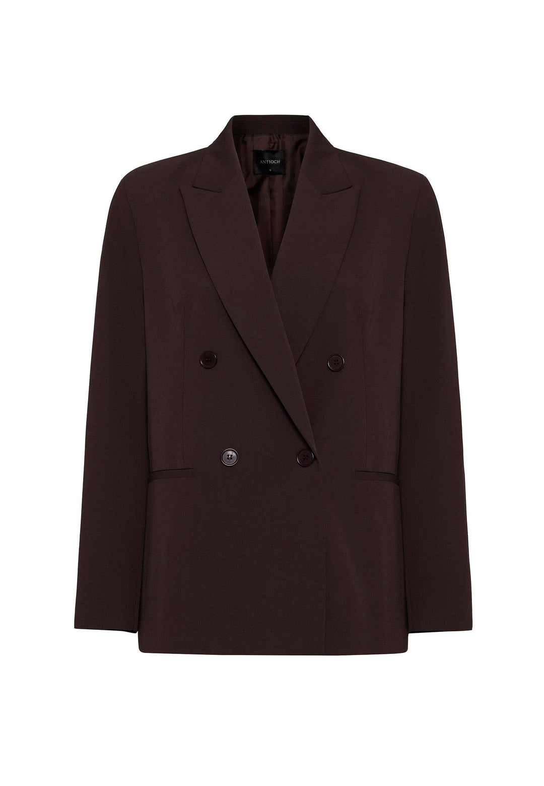 ANT Antioch Coffee Regular Fit Wrap Women's Blazer Jacket - Wheaton