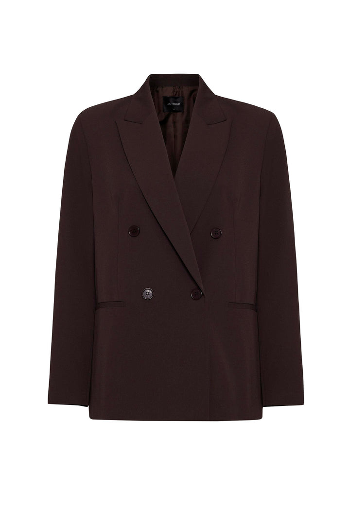 ANT Antioch Coffee Regular Fit Wrap Women's Blazer Jacket - Wheaton