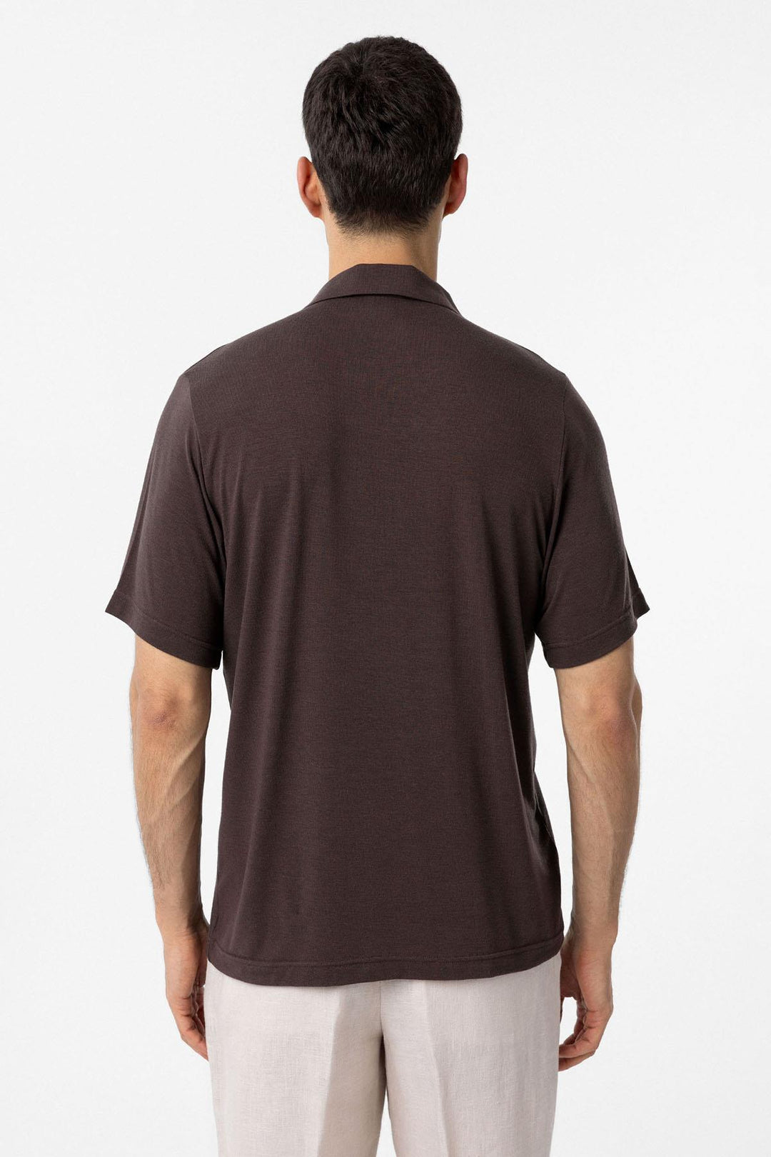ANT Antioch Kahve Regular Fit Polo Yaka Erkek T-Shirt - Wylie