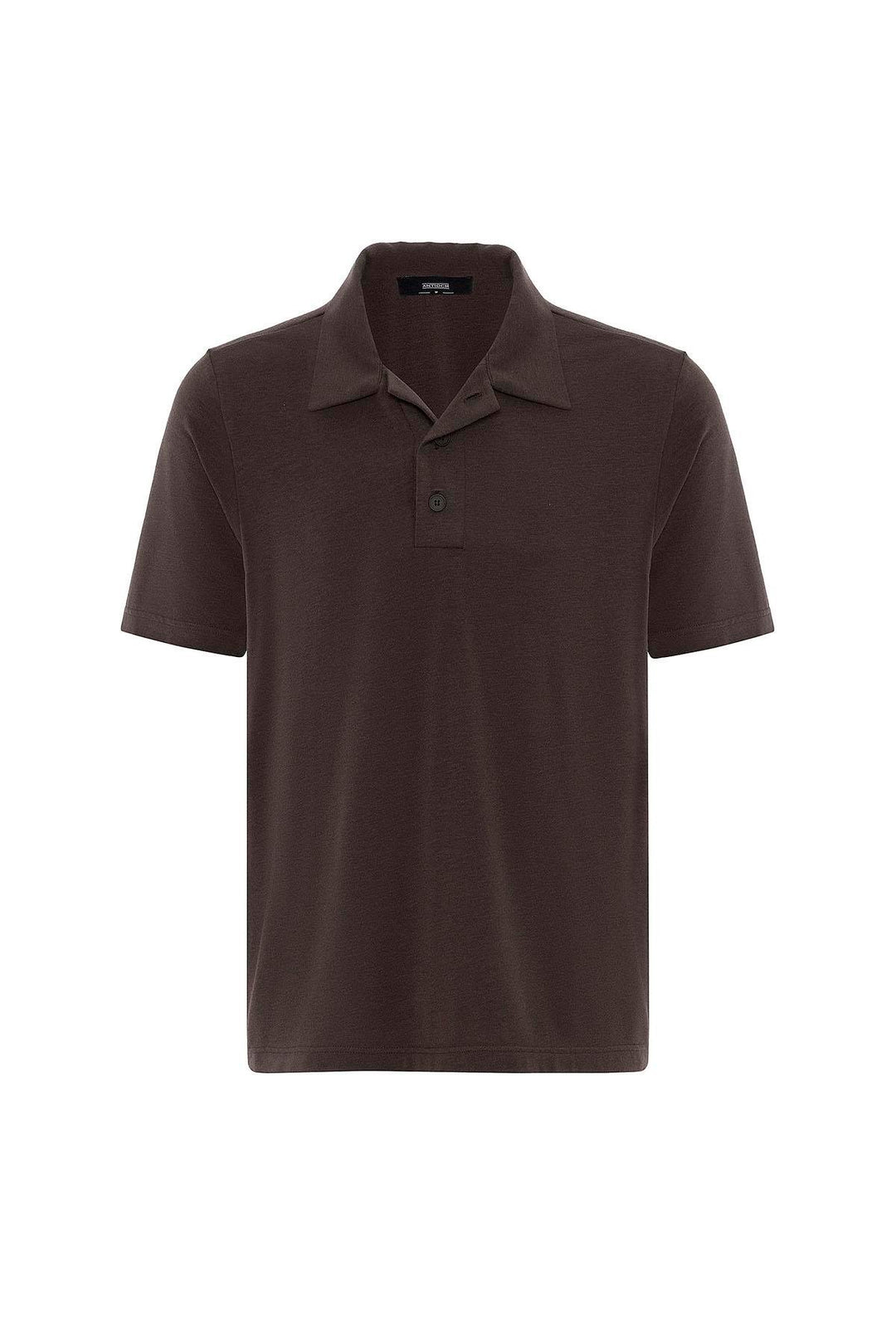 ANT Antioch Kahve Regular Fit Polo Yaka Erkek T-Shirt - Wylie