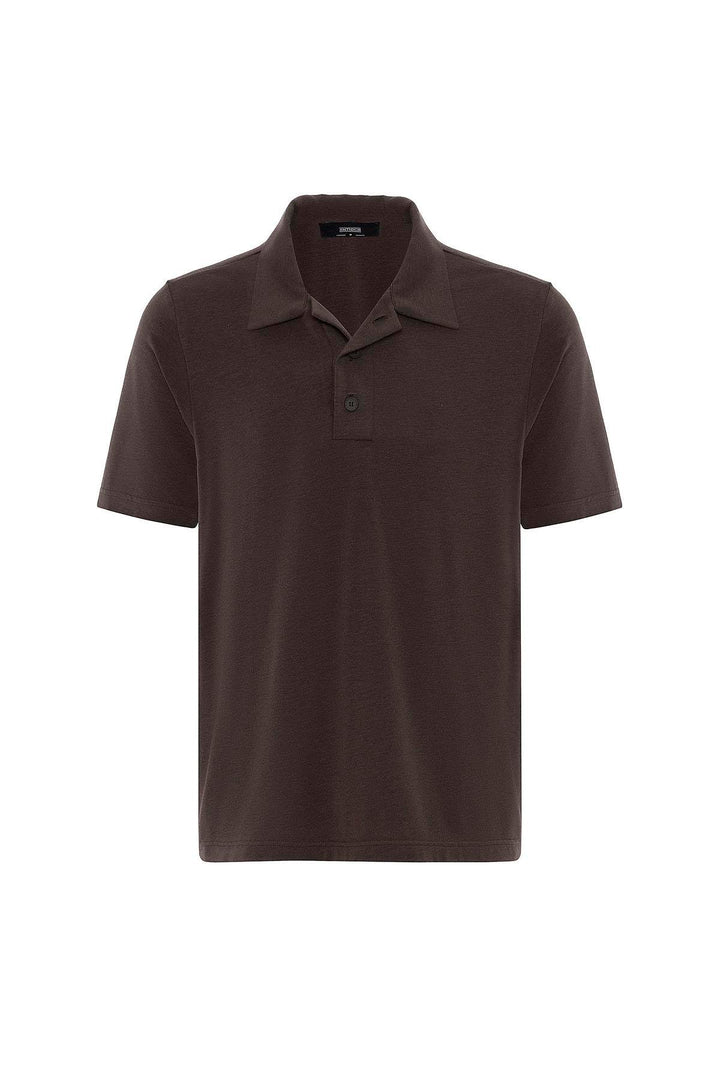 ANT Antioch Kahve Regular Fit Polo Yaka Erkek T-Shirt - Wylie
