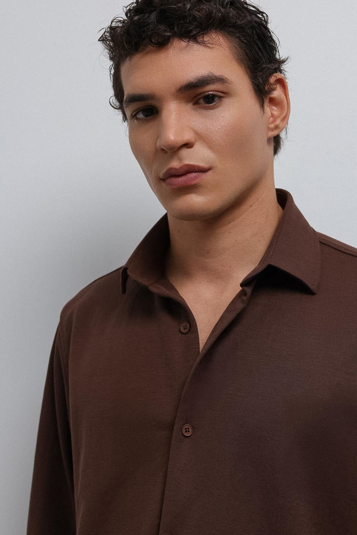 ANT Antioch Coffee Relax Fit Men's Shirt - Greeley