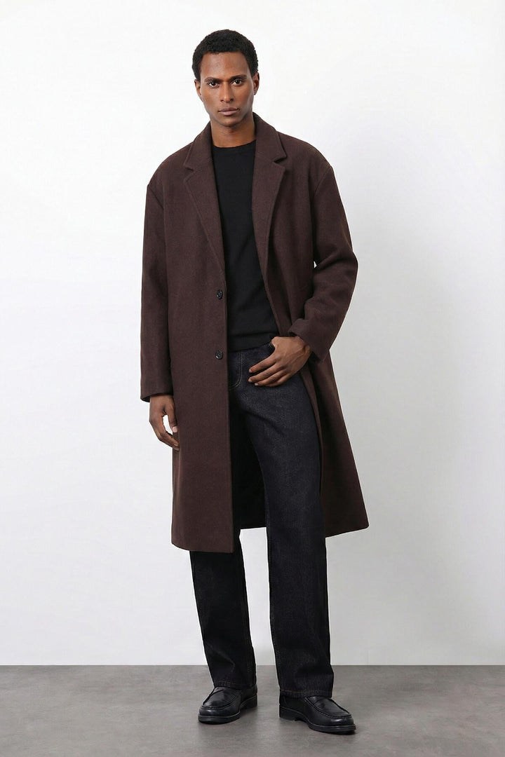 ANT Antioch Coffee Relax Fit Men's Coat - Hellevoetsluis