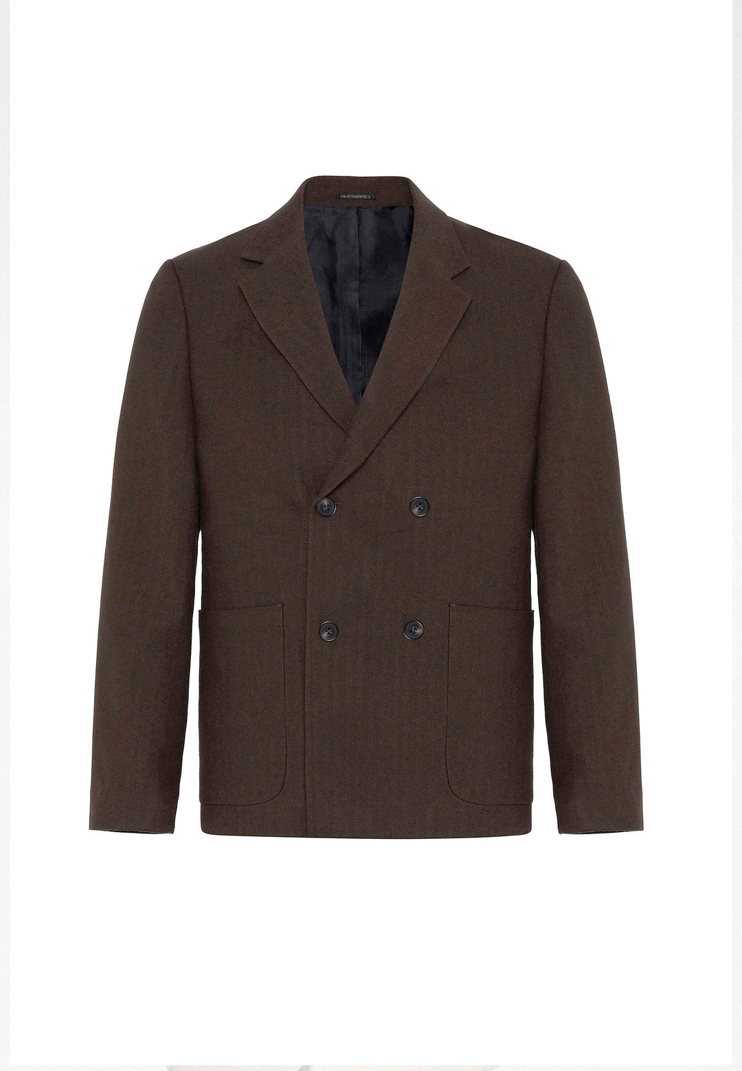 ANT Antioch Coffee Relax Fit Linen Blend Men's Blazer Jacket - Merced