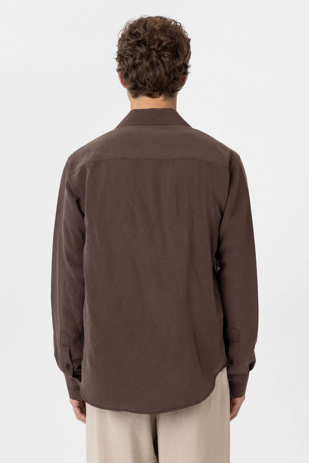 ANT Antioch Coffee Relax Fit Modal Fabric Men's Shirt - Blacksburg