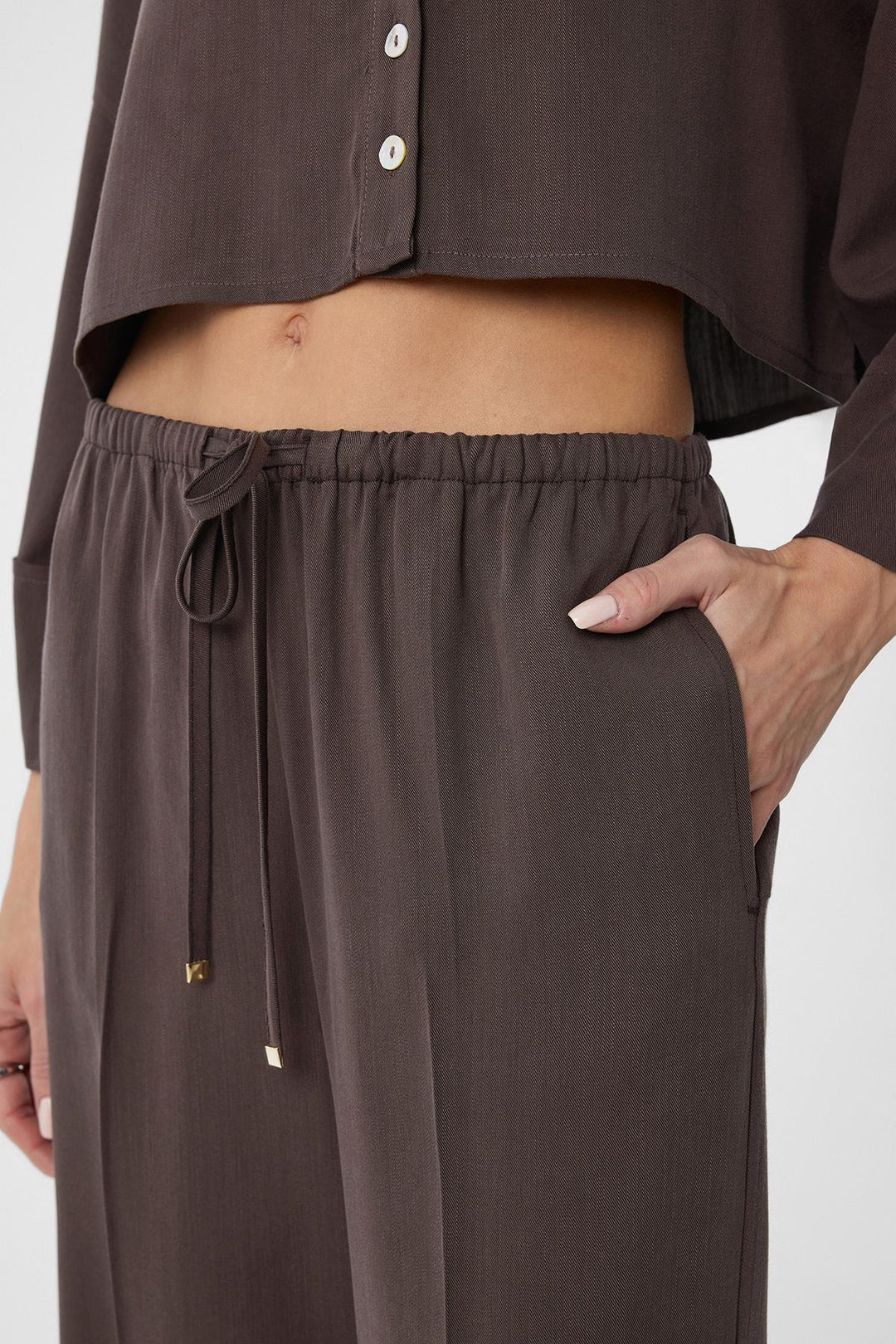 ANT Antioch Coffee Relaxed Women's Pants - Lewiston