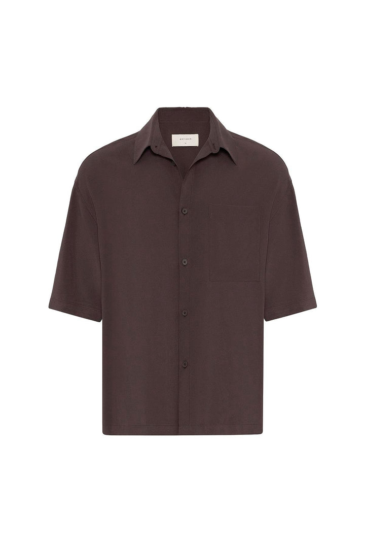 ANT Antioch Coffee Relaxed Short Sleeve Men's Shirt - Willenhall