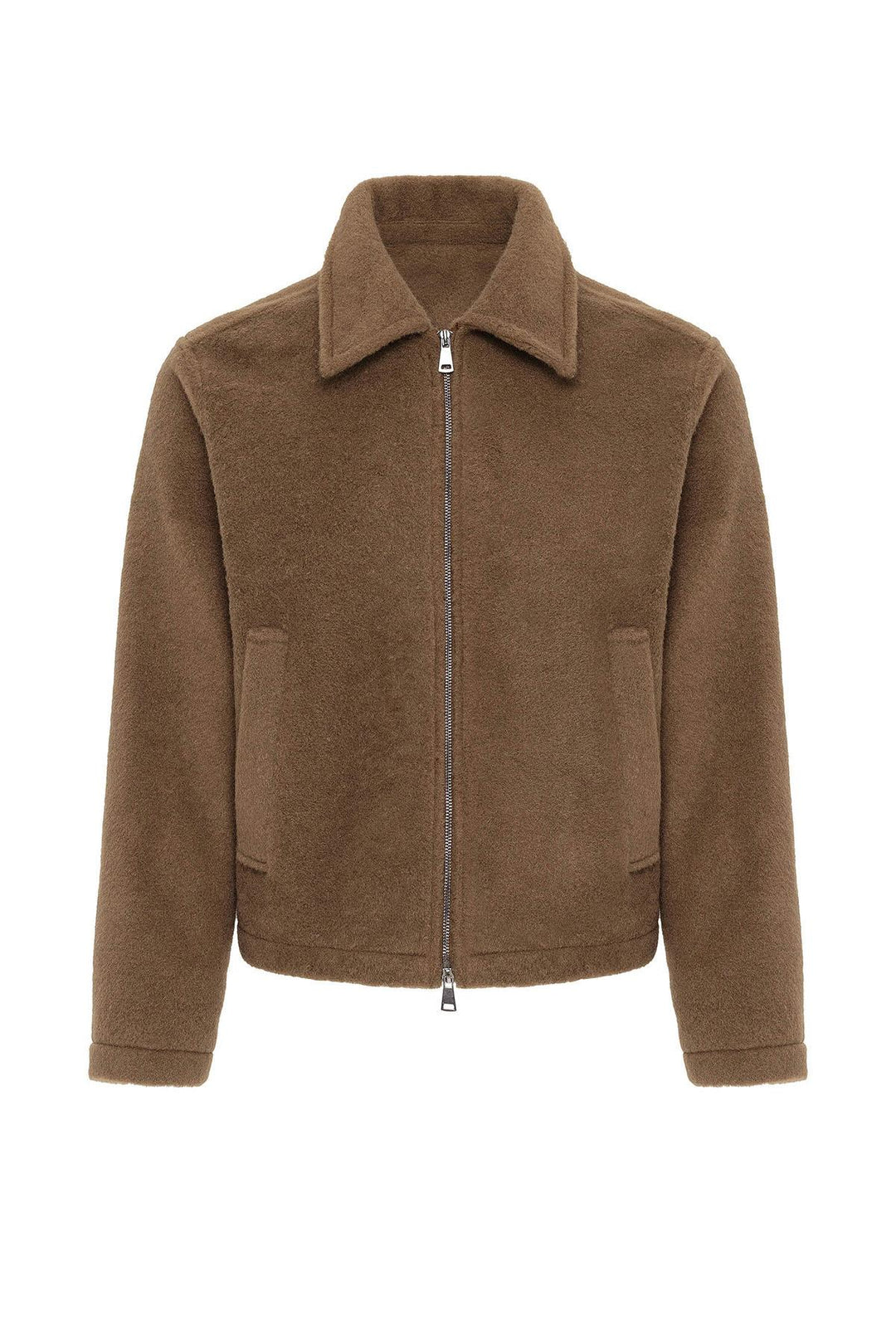 ANT Antioch Coffee Relaxed Soft Textured Men's Coat - Viersen