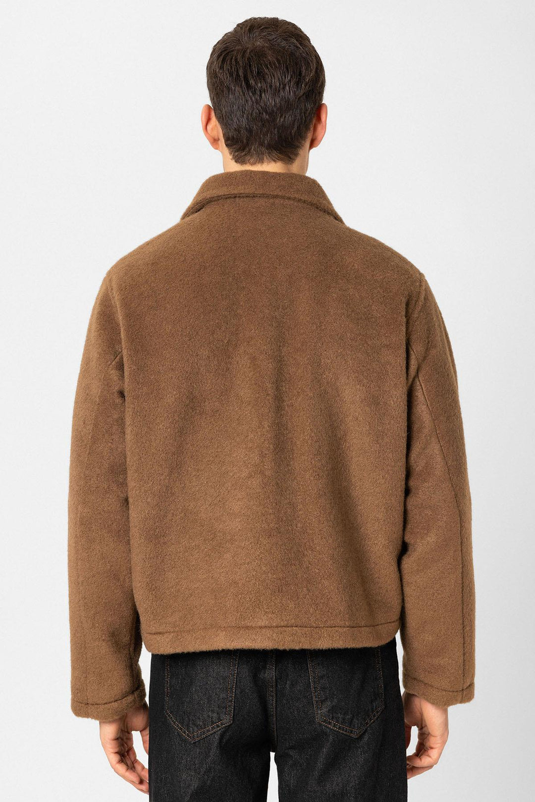 ANT Antioch Coffee Relaxed Soft Textured Men's Coat - Viersen