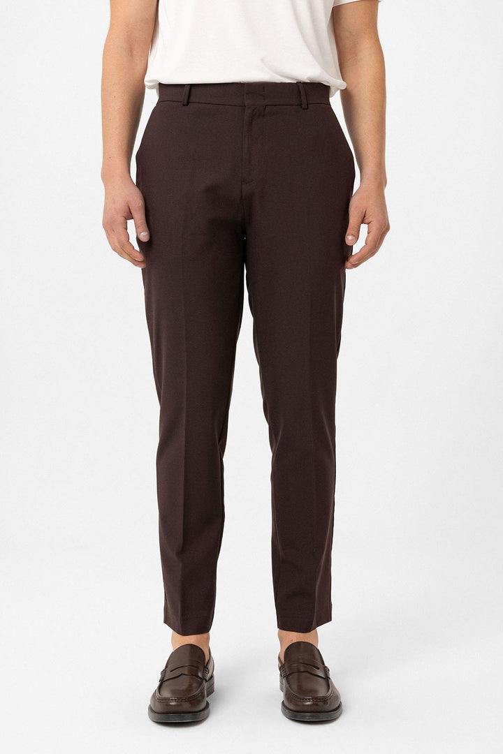 ANT Antioch Kahve Slim Fit Comfort Erkek Pantolon - Crystal Lake