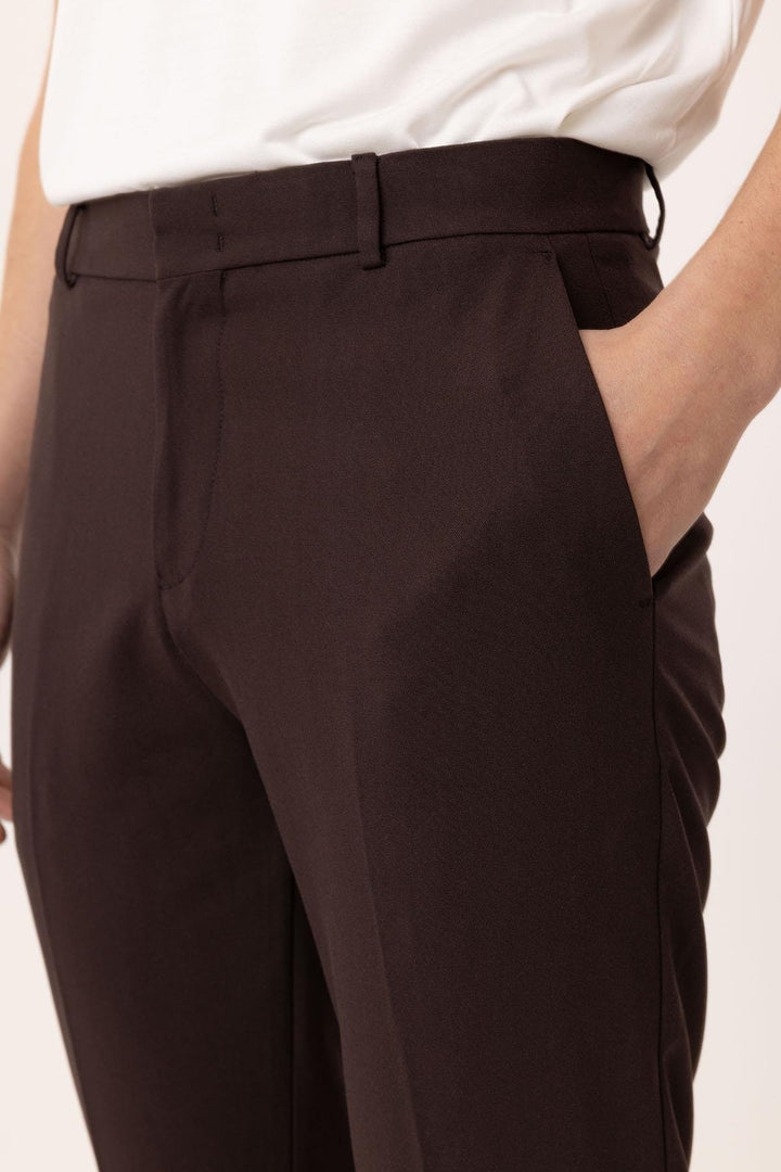 ANT Antioch Kahve Slim Fit Comfort Erkek Pantolon - Crystal Lake
