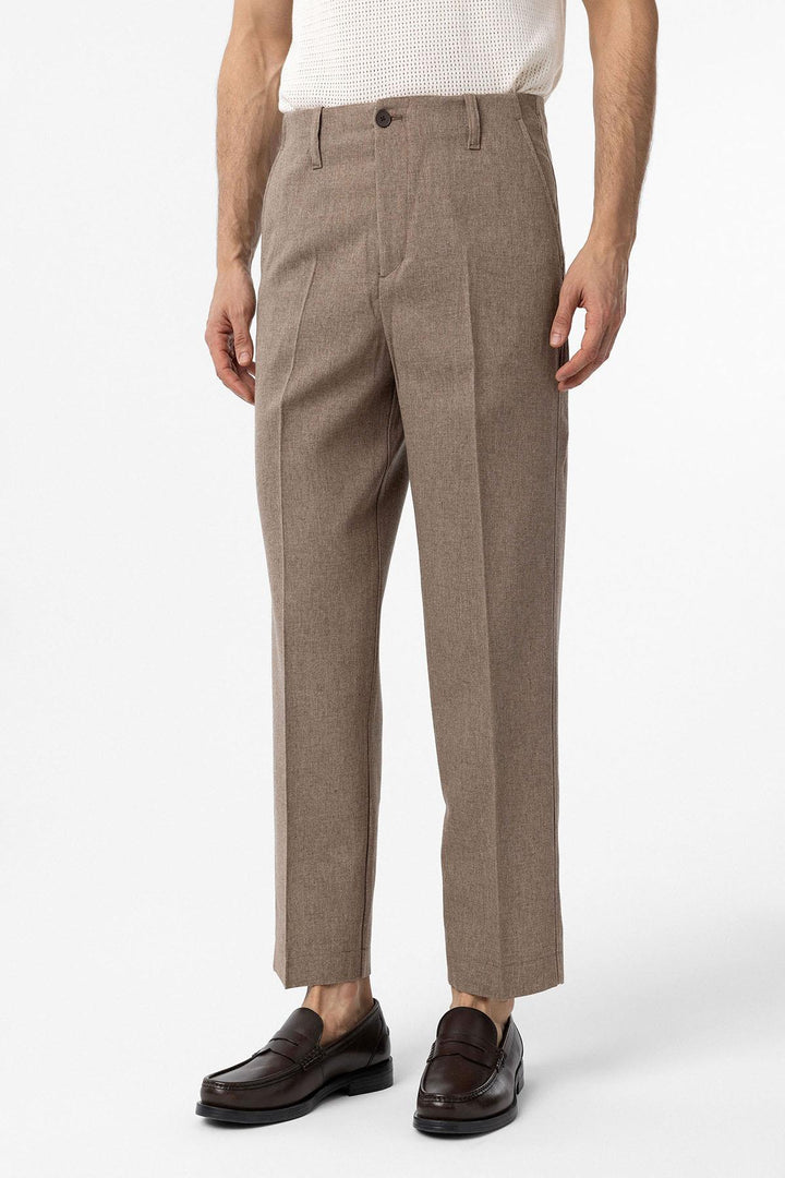 ANT Antioch Kahve Straight Fit Erkek Pantolon - Westfield