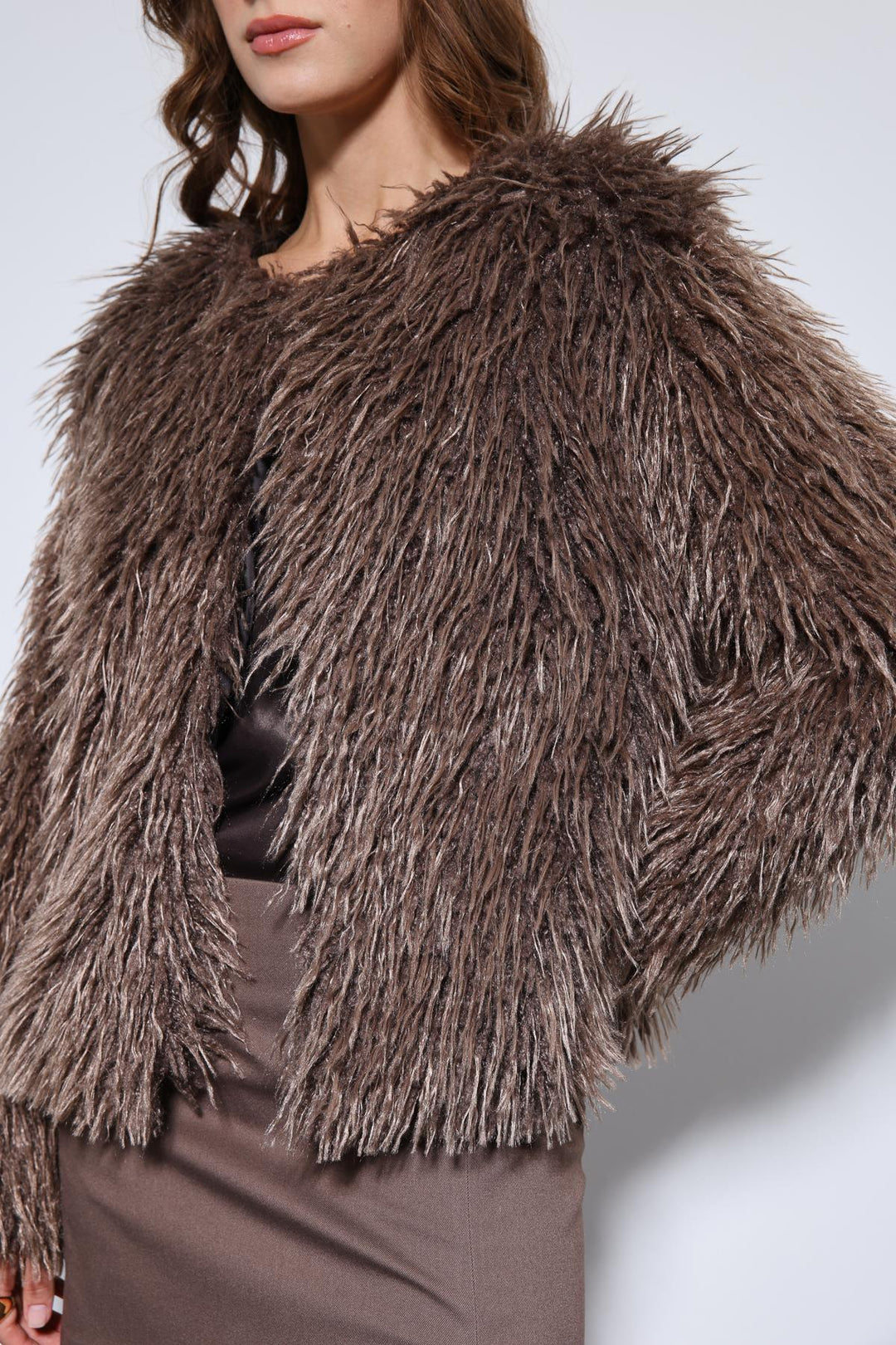 ANT Antioch Kahve Suni Kürk Mont - Nettuno