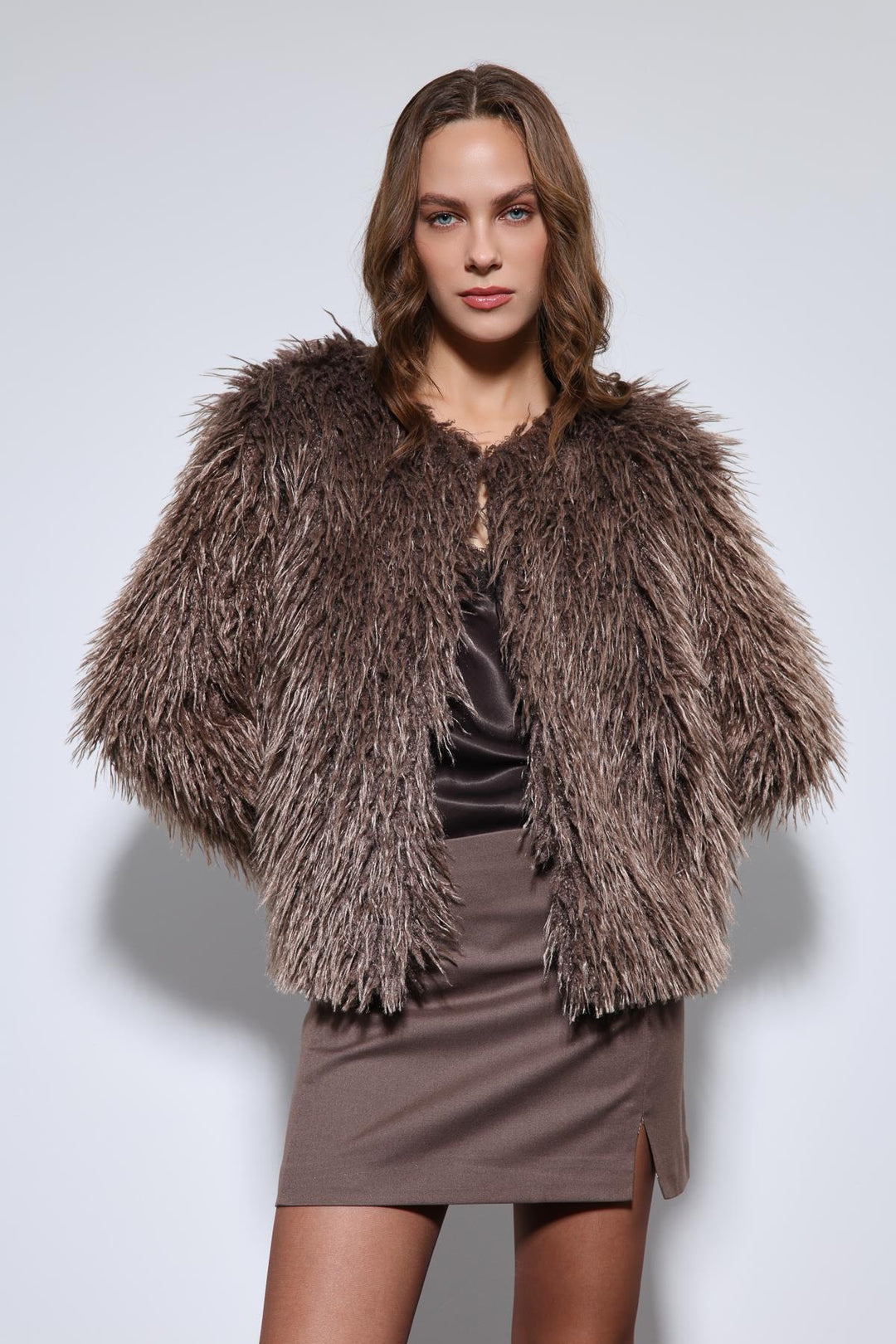 ANT Antioch Kahve Suni Kürk Mont - Nettuno